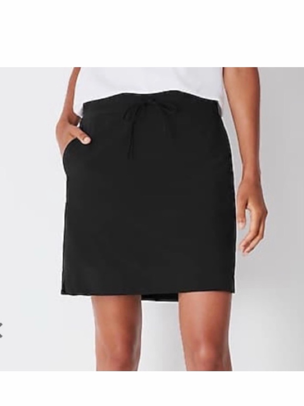 J Jill Black Skirted Short Skort